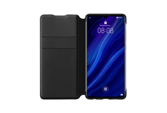 Huawei P30 Wallet Cover Black