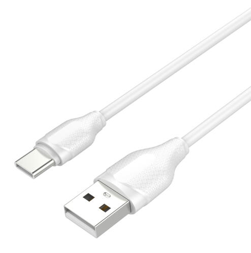 LDNIO καλώδιο USB-C σε USB LS371 2.1A 1m λευκό