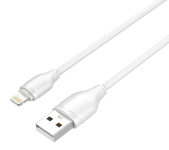 LDNIO καλώδιο Lightning σε USB LS372 2.1A 2m λευκό