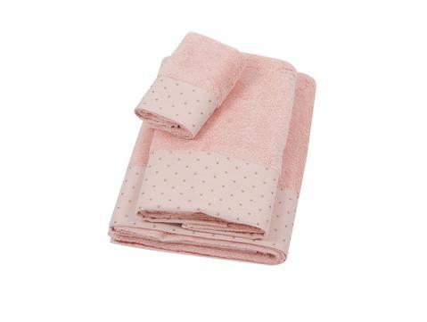 Laura Ashley Πετσέτα Χειρός Polka Border Old Rose