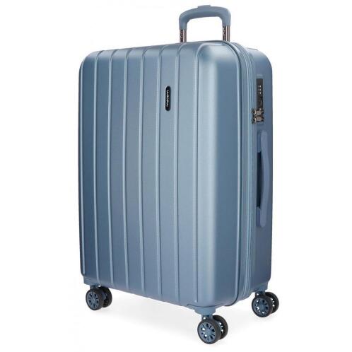 Movom Βαλίτσα μεγάλη trolley 75x32x52cm σειρά Wood Sky Blue