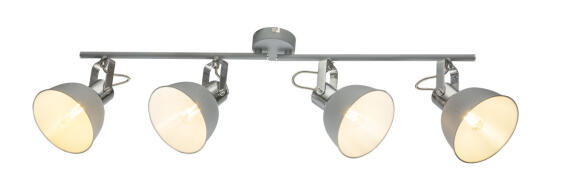 Globo Lighting Σπότ GERDA τετράφωτο γκρί  4xE14