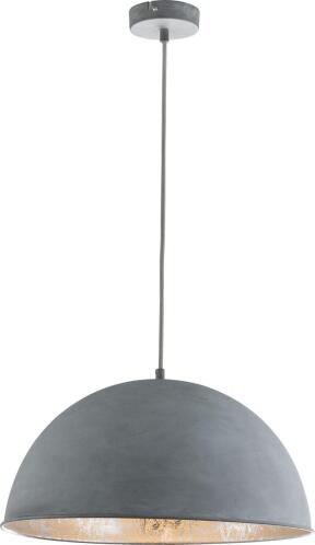 Globo Lighting Κρεμαστά MIRAM μονόφωτο γκρί  1xE27