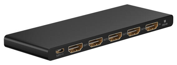 GOOBAY HDMI splitter 58483 1-in σε 4-out 4K/60Hz μαύρο