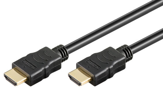 GOOBAY καλώδιο HDMI 2.0 61163 Ethernet 4K/60Hz 10.2Gbit/s 10m μαύρο