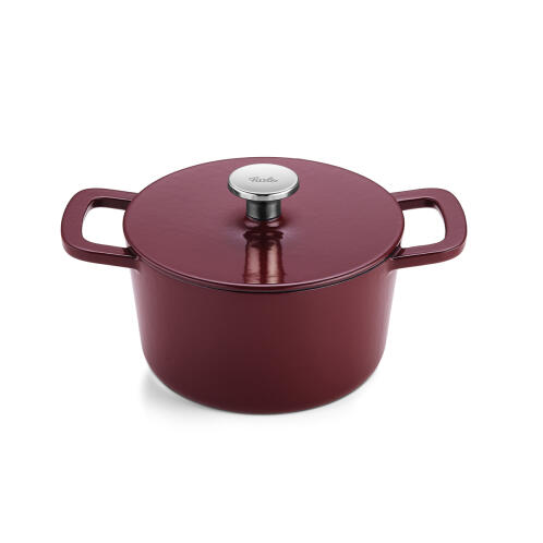 Fissler Χύτρα Μαντέμι 20εκ Moments 6451020000 Burgundi Red