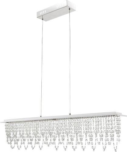 Globo Lighting Κρεμαστό Φωτιστικό ράγα SCALA μονόφωτο νίκελ 1xLED