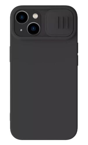 NILLKIN θήκη CamShield Silky Magnetic Silicone για iPhone 15 Plus μαύρη
