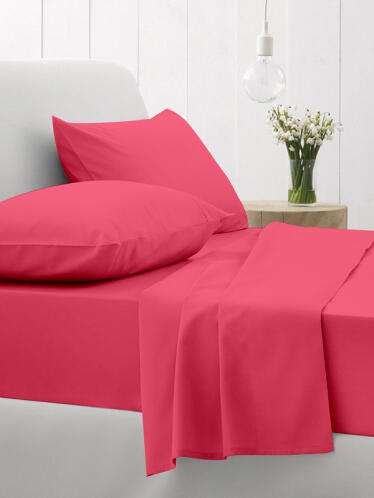 Σετ Σεντόνια Cotton Feelings 112 Fuchsia King Size (260x270)