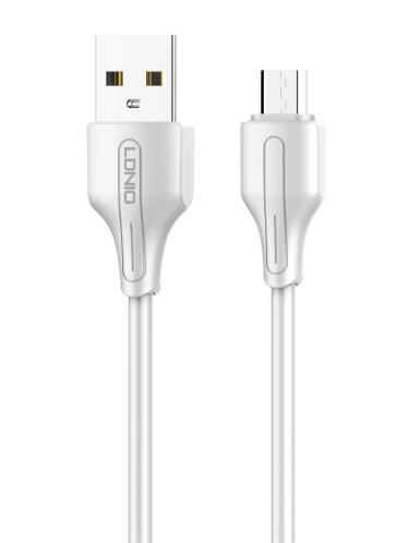 LDNIO καλώδιο Micro USB σε USB LS540 2.4A 20cm λευκό