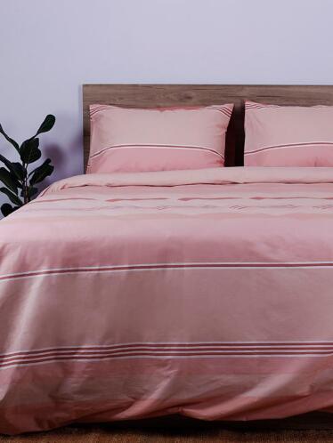 Σετ Σεντόνια Cotton Feelings 2034 Pink King Size (260x270)