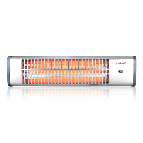 Lineme Σόμπα Χαλαζία Επίτοιχη 1200W 70-00605 με Προστασία από νερό IP24 και 2 Βαθμίδες Θέρμανσης