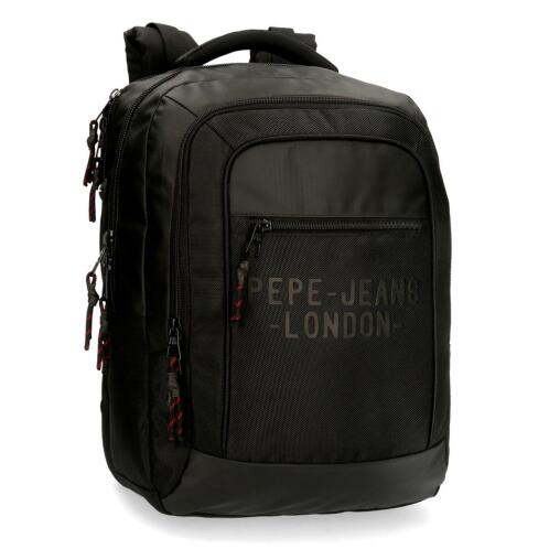 Pepe Jeans Τσάντα Πλάτης με Θήκη Laptop 47x31x11cm Bromley Black