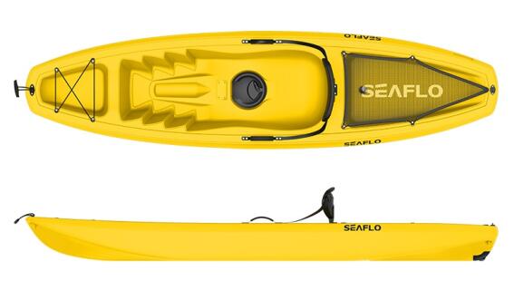 Seaflo Πλαστικό Kayak Θαλάσσης 1 Ατόμου SF-1003 SF1003.012C Κίτρινο