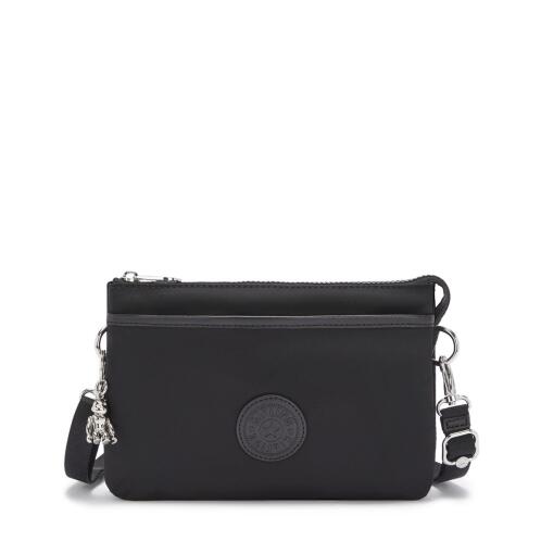 Kipling Τσάντα Ώμου 24x16x6.5cm Riri Paka Black