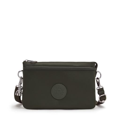 Kipling Τσάντα Ώμου 24x16x6.5cm Riri Paka Green