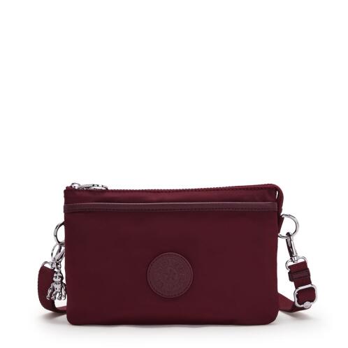 Kipling Τσάντα Ώμου 24x16x6.5cm Riri Paka Wine