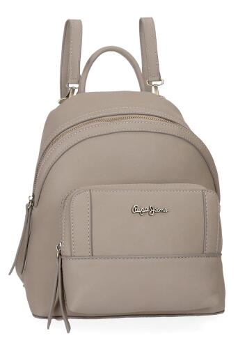 Pepe Jeans Γυναικεία τσάντα πλάτης 24x28x10cm σειρά Karla Beige