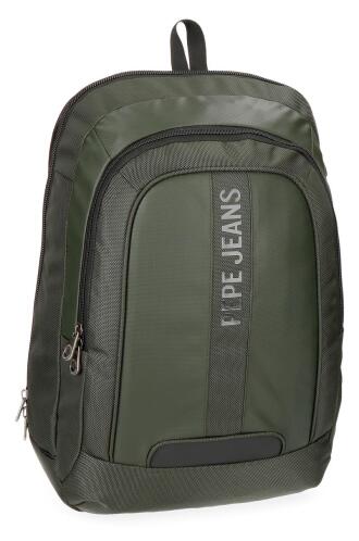 Pepe Jeans Τσάντα πλάτης 2 θέσεων για Laptop 15,6" 31x44x20cm Bromley Verde