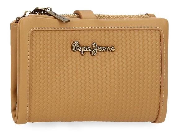 Pepe Jeans Πορτοφόλι 14.5x9x2cm σειρά Lena Brown