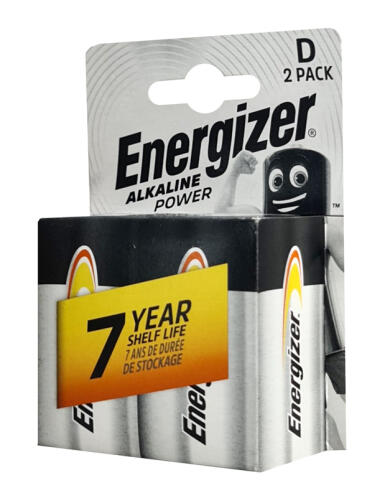 ENERGIZER αλκαλικές μπαταρίες Alkaline Power D/LR20 1.5V 2τμχ