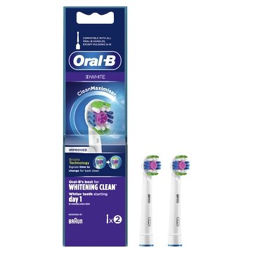 Oral-B Βουρτσάκι 3D White Σετ 2 Τεμάχια 80348397