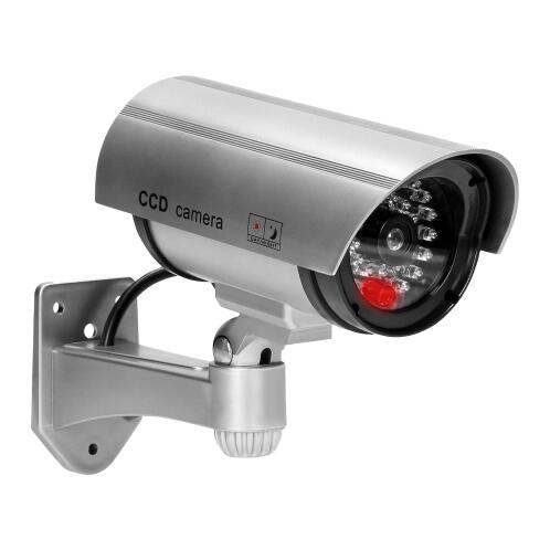 ORNO DUMMY ΚΑΜΕΡΑ CCTV ΓΚΡΙ ΜΕ LED