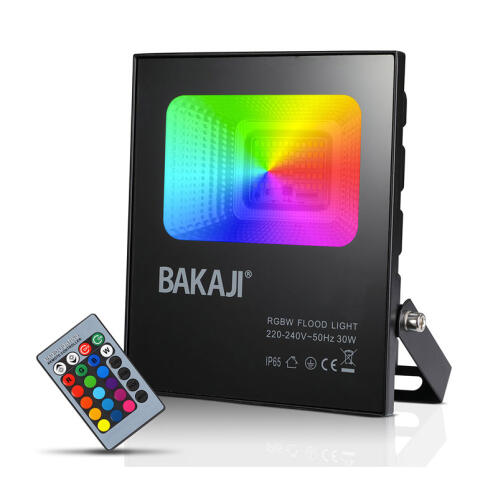 Bakaji Προβολέας με RGB LED Φωτισμό και Τηλεχειριστήριο 30 W 8057711887736