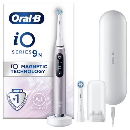 Oral-B iO Series 9 Hλεκτρική Οδοντόβουρτσα Magnetic Rose Quartz - 80766782