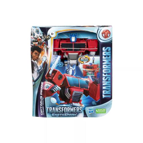 HASBRO TRANSFORMERS EARTHSPARK SPINCHANGER OPTIMUS PRIME F7663