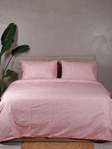 Σετ Σεντόνια Cotton Feelings 2040 Pink King Size (260x270)