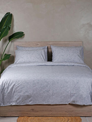 Σετ Σεντόνια Cotton Feelings 2040 Grey King Size (260x270)