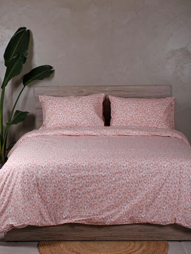 Σετ Σεντόνια Cotton Feelings 2044 Pink King Size (260x270)