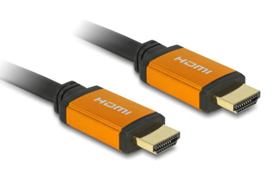 DELOCK καλώδιο HDMI 85727 8K/60Hz 48 Gbps eARC HDR 1m μαύρο