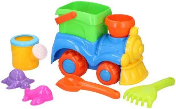 Eddy Toys Παιχνίδια Παραλίας Τρένο Σετ 8τμχ PP