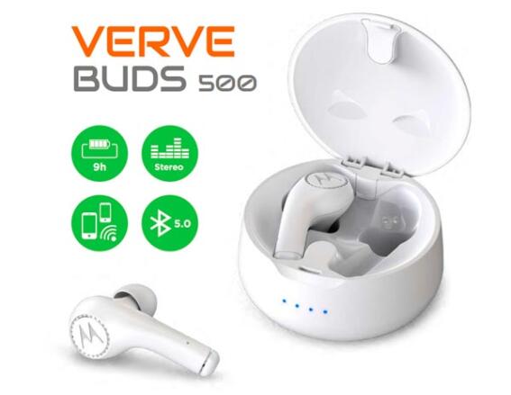 Motorola Ακουστικά Ασύρματα In-Ear Vervebuds Earbuds White