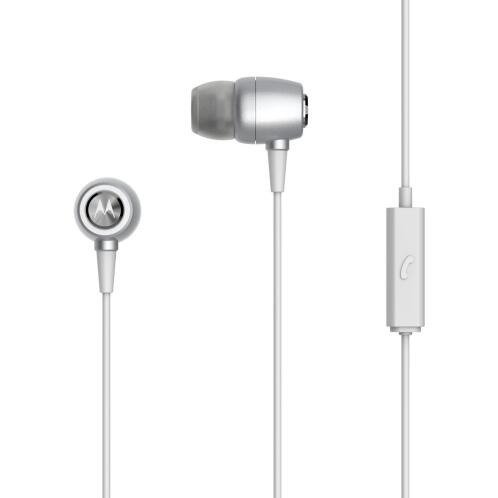 Motorola Ακουστικά  Ενσύρματα In-Ear Metal Silver