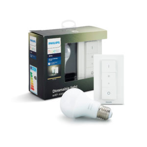 Philips Hue Dim Kit Ασύρματος Ροοστάτης & Λάμπα LED 9.5W A60 E27