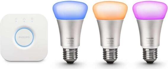 Philips Hue White and Color Ambiance Starter Kit 10W A60 E27