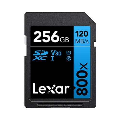 64GB Lexar® Professional 800x SDXC™ UHS-I cards,  up to 120MB/s read 45MB/s write C10 V30 U3