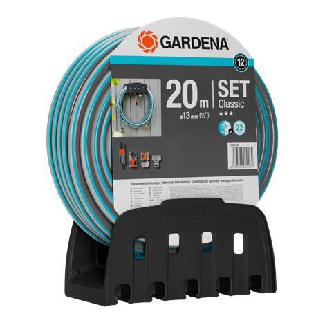 Gardena Λάστιχο Ποτίσματος Classic 1/2" 20m με Κρεμάστρα και Συνδέσμους 18005-50