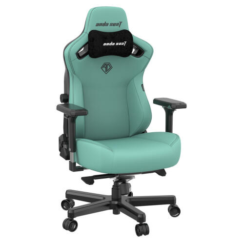 Anda Seat Kaiser 3 L Καρέκλα Gaming Δερματίνης με Ρυθμιζόμενα Μπράτσα Large Green