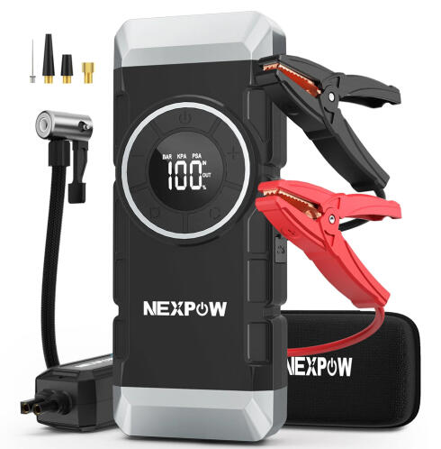 NEXPOW εκκινητής μπαταρίας & συμπιεστής αέρος NP2 12V/3000A 150PSI 12000mAh