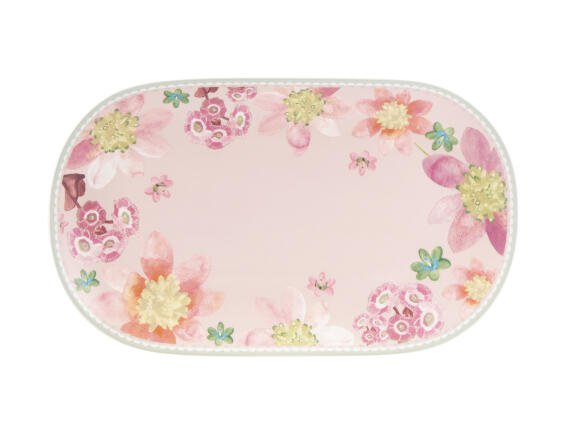 Maxwell & Williams Πιατέλα Οβάλ 37x23cm  Primula Pink Πορσελάνη -Σε Συσκευασία Δώρου