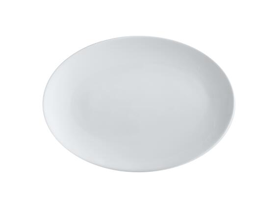 Maxwell & Williams White Basics Πιατέλα Οβάλ 35X25cm Λευκή Πορελάνη