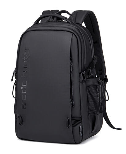 Arctic Hunter Τσάντα Πλάτης B00530 με Θήκη Laptop 15.6" 24L Μαύρη