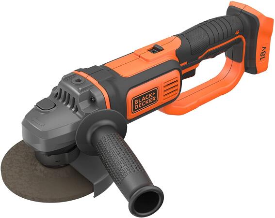 Black+Decker Γωνιακός τροχός 18V Li-Ion (Χωρίς Μπαταρία & Φορτιστή)