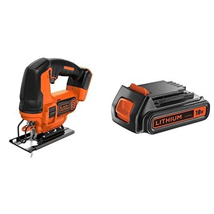 Black+Decker 18v σέγα (χωρίς μπαταρία & φορτιστή) BDCJS18N-XJ