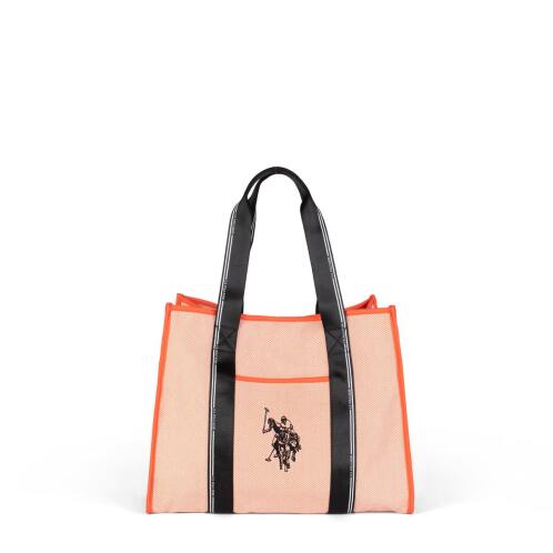 US Polo Assn. Τσάντα χειρός 41.5x16.5x36cm σειρά Calvados Orange