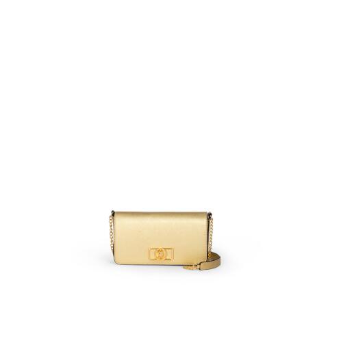 US Polo Assn. Τσαντάκι ώμου 22x3.5x12cm σειρά Ceremony Light Gold